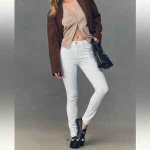 AG Adriano Goldschmied Women's High Rise Skinny Jeans - White